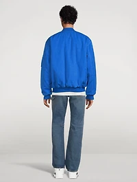 Cotton And Linen Bomber Jacket