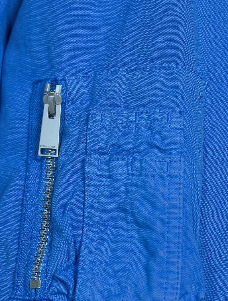 Cotton And Linen Bomber Jacket