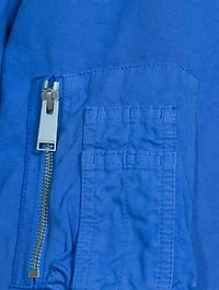 Cotton And Linen Bomber Jacket