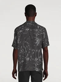 Noll Short-Sleeve Shirt Palm Print