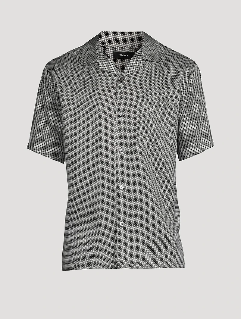 Noll Short-Sleeve Shirt Reef Print