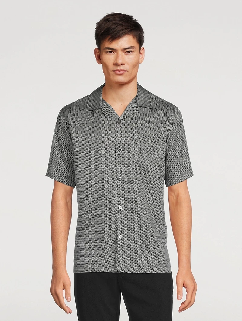 Noll Short-Sleeve Shirt Reef Print