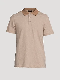 Cotton Striped Polo Shirt
