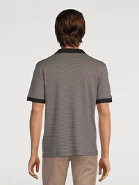 Striped Pullover Polo Shirt