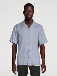 Noll Linen Short-Sleeve Shirt
