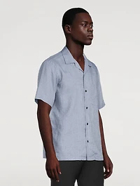 Noll Linen Short-Sleeve Shirt