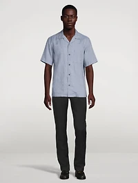 Noll Linen Short-Sleeve Shirt