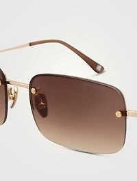 Jen Rectangular Sunglasses