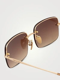 Jen Rectangular Sunglasses