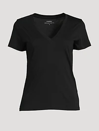 Essential Pima Cotton V-Neck T-Shirt