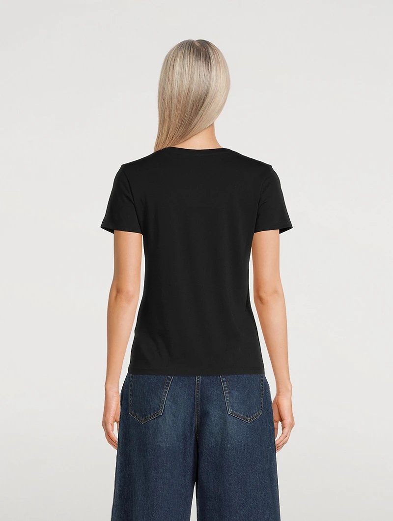 Essential Pima Cotton V-Neck T-Shirt
