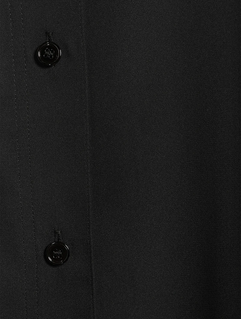 Slim Fitted Stretch-Silk Shirt