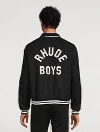 Boys Signature Wool-Blend Bomber Jacket