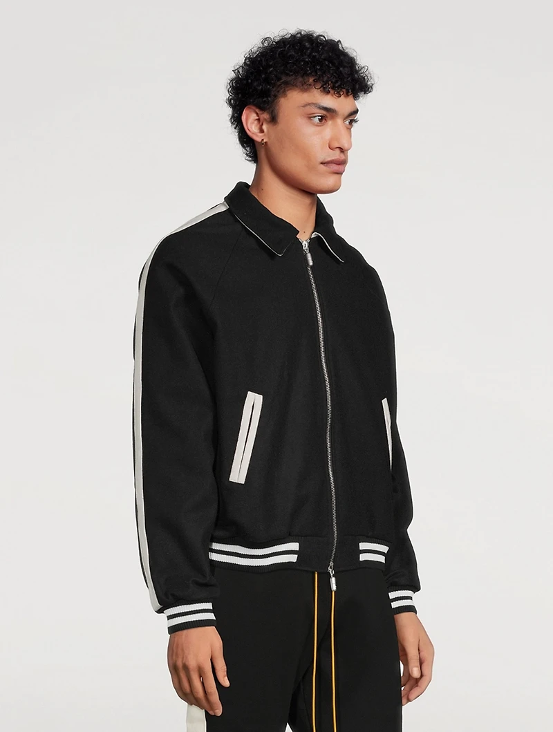 Boys Signature Wool-Blend Bomber Jacket