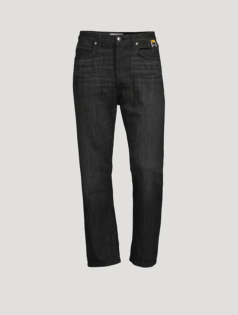 Classic Denim Straight-Leg Jeans