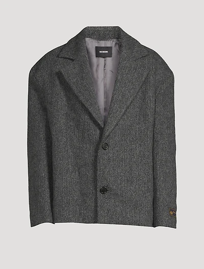 Wool And Alpaca Oversized Jacket