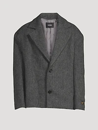 Wool And Alpaca Oversized Jacket