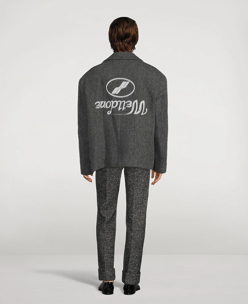Wool And Alpaca Oversized Jacket