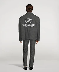 Wool And Alpaca Oversized Jacket