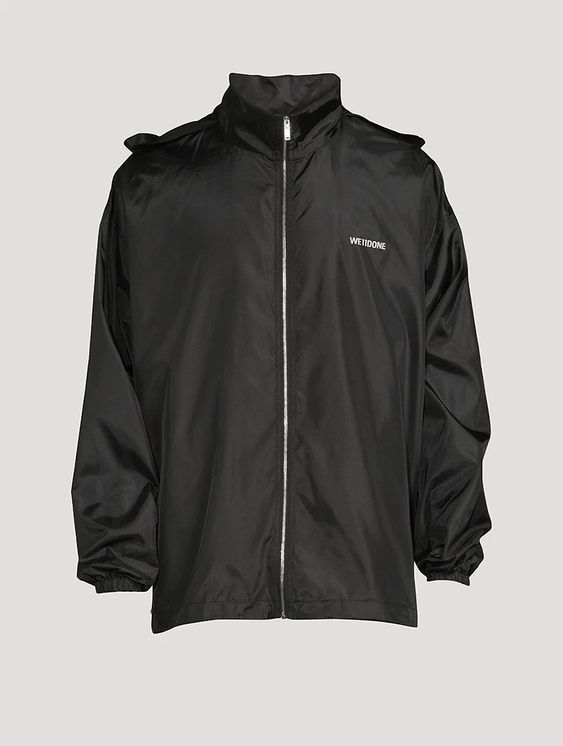 Windbreaker Jacket With Hood