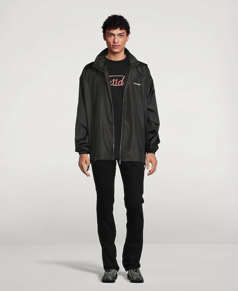 Windbreaker Jacket With Hood