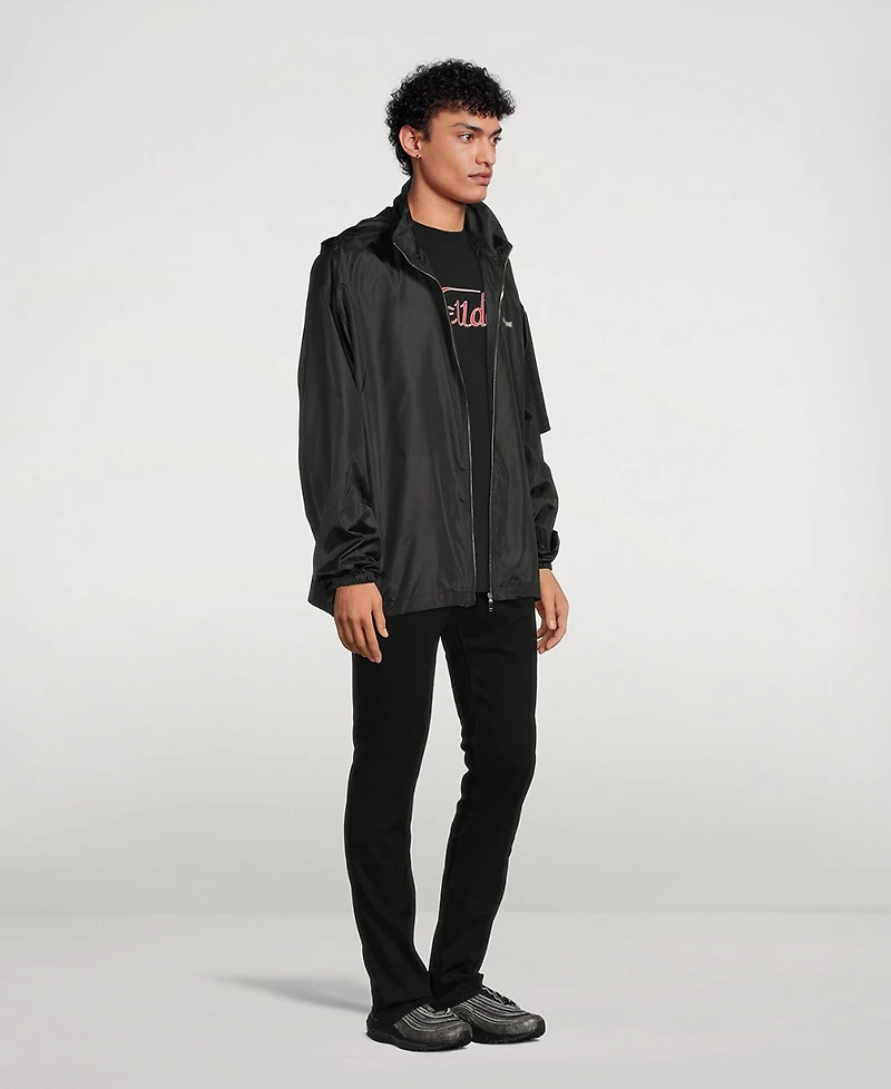 Windbreaker Jacket With Hood