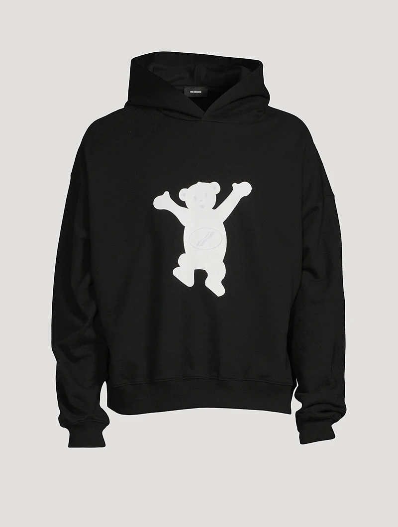 Cotton Teddy Logo Hoodie