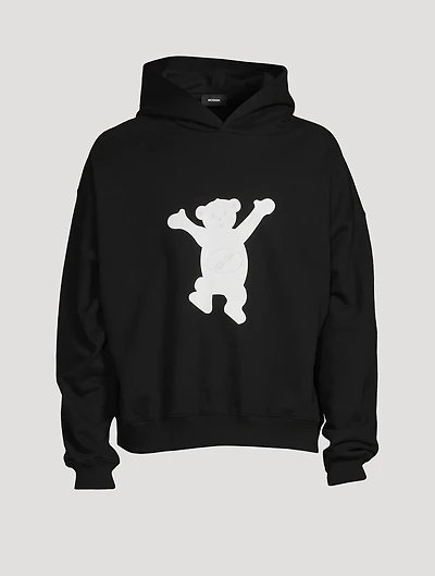 Cotton Teddy Logo Hoodie