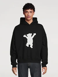 Cotton Teddy Logo Hoodie