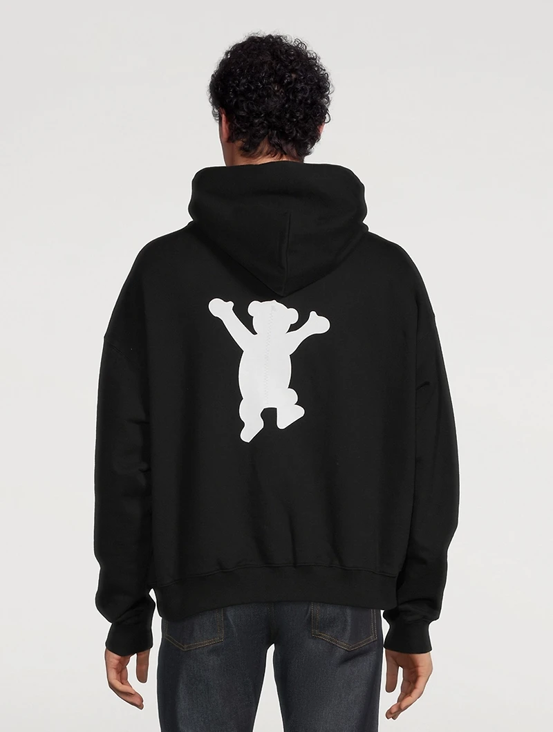 Cotton Teddy Logo Hoodie