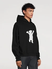 Cotton Teddy Logo Hoodie