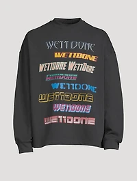 Cotton-Blend Logo Sweatshirt