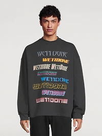 Cotton-Blend Logo Sweatshirt