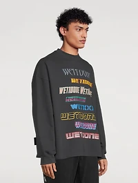 Cotton-Blend Logo Sweatshirt