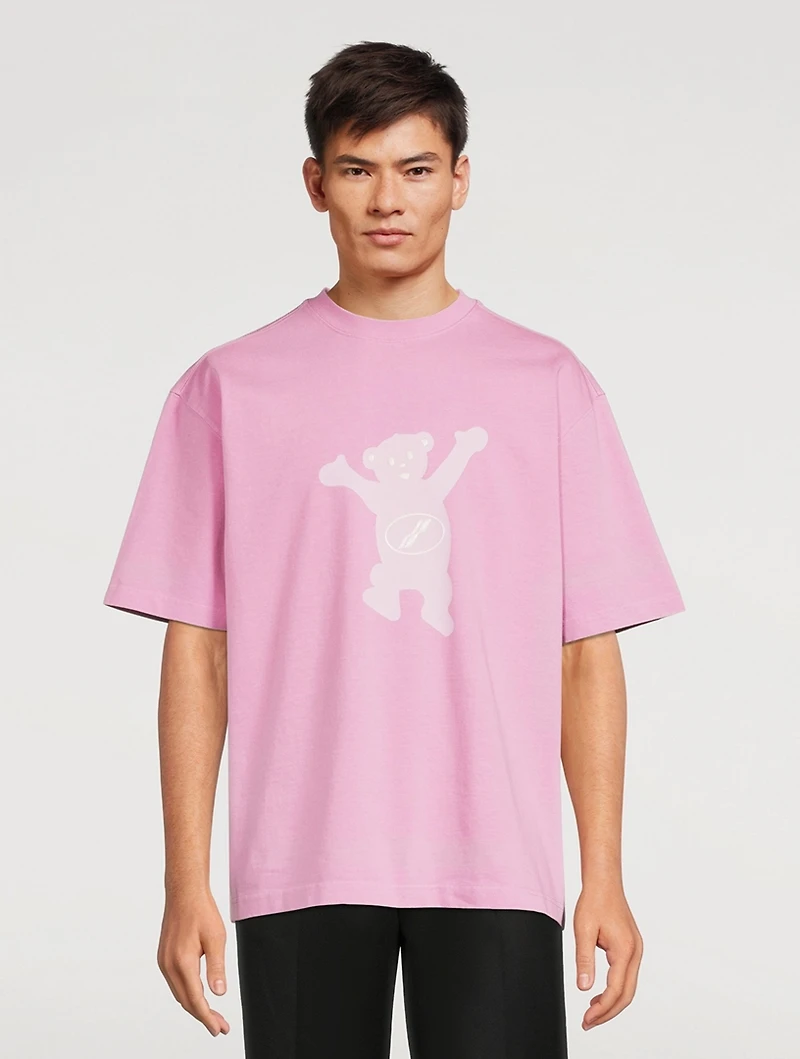Cotton Teddy Logo T-Shirt