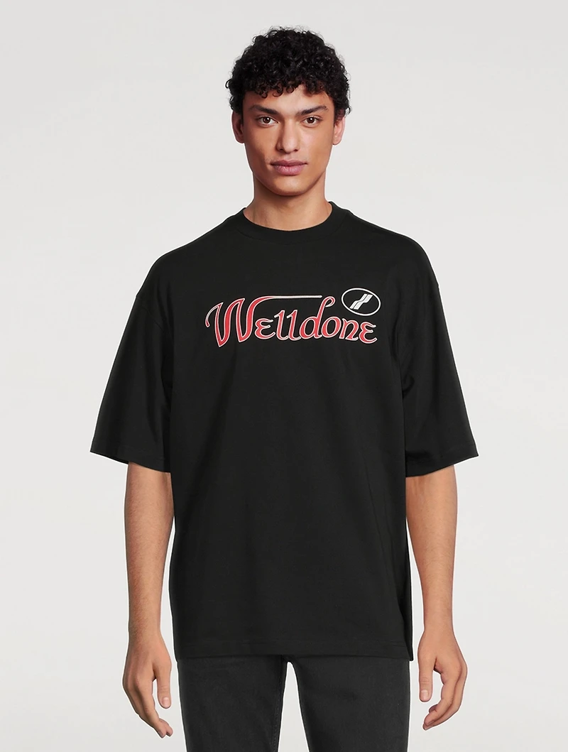 Cotton Cursive Logo T-Shirt