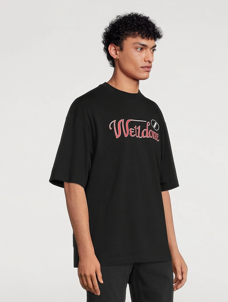Cotton Cursive Logo T-Shirt