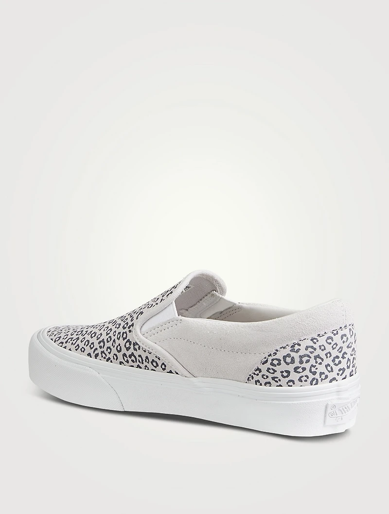 Classic VR3 LX Canvas Slip-On Sneakers Leopard Print
