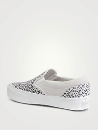 Classic VR3 LX Canvas Slip-On Sneakers Leopard Print