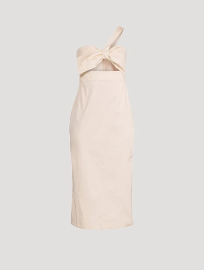 One-Shoulder Midi Dress