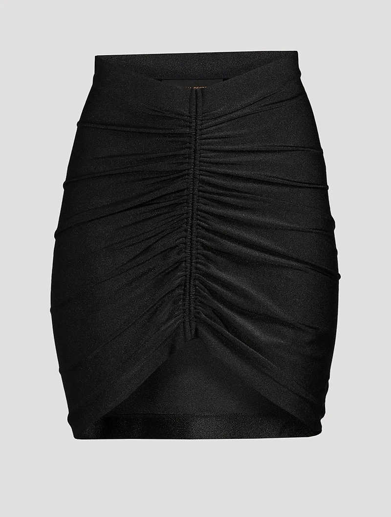 Ruched Mini Skirt