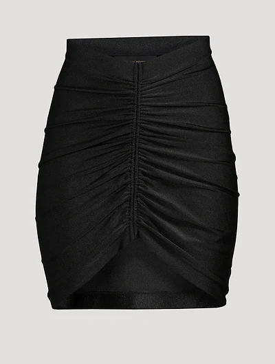 Ruched Mini Skirt