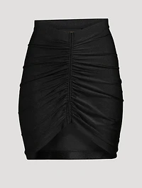 Ruched Mini Skirt
