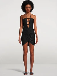 Ruched Mini Skirt
