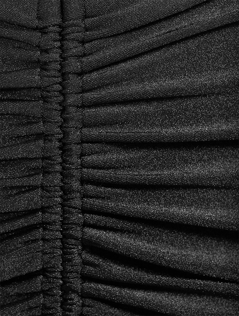 Ruched Mini Skirt