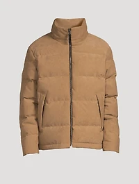 Boras Corduroy Down Bomber Jacket