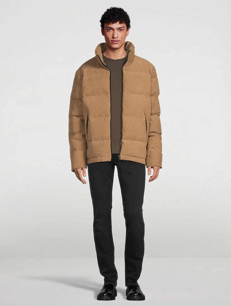 Boras Corduroy Down Bomber Jacket