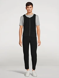 MC August Crossback Zip-Up Vest