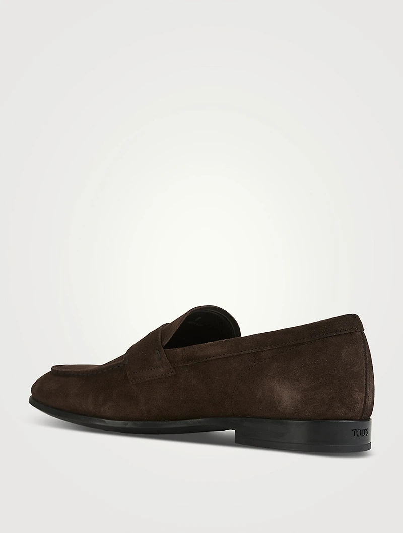 Suede Penny Loafers