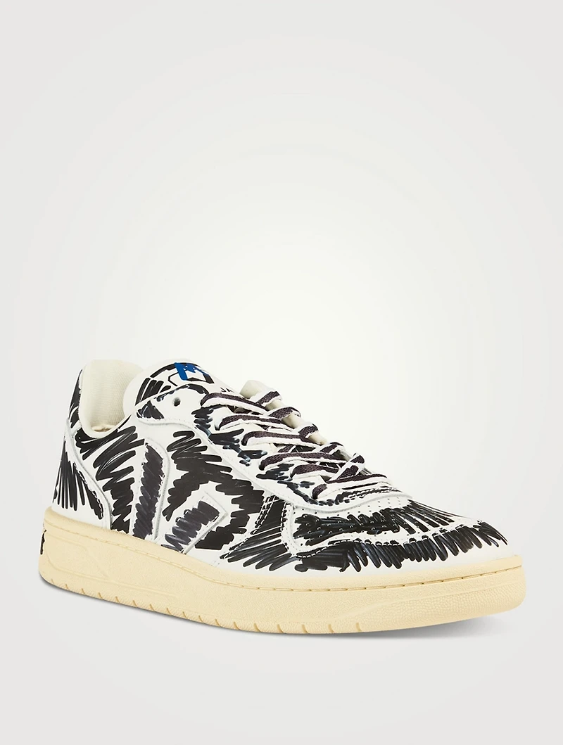 Marni x Veja V-10 Leather Sneakers